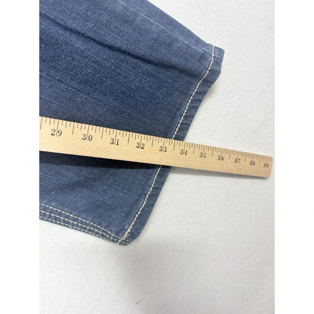 Ariat Turquoise Boot Jeans 30x34 Western Boho‎ Rodeo Flap Pocket Embroidered - Picture 9 of 14